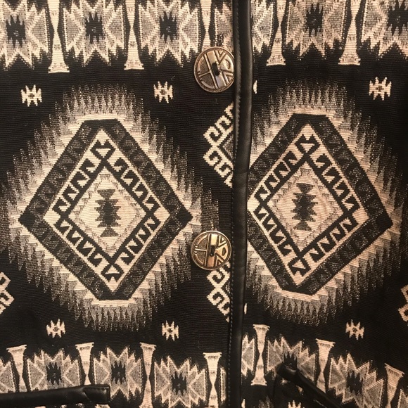 Red Ranch Aztec Jacket. - Picture 3 of 3